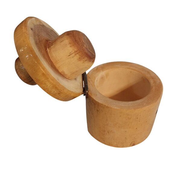Hinged Wood Jar Box Mold Press - Picture 2 of 8